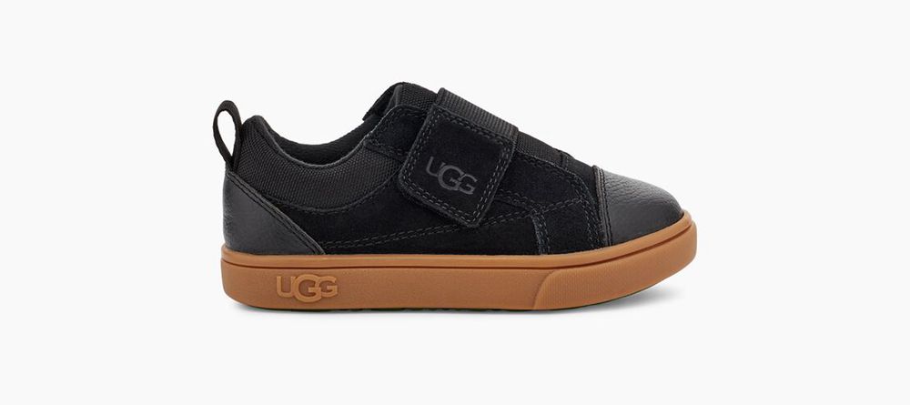 Ugg Rennon Low - Kids Sneakers - Black - NZ (6957CKIPF)